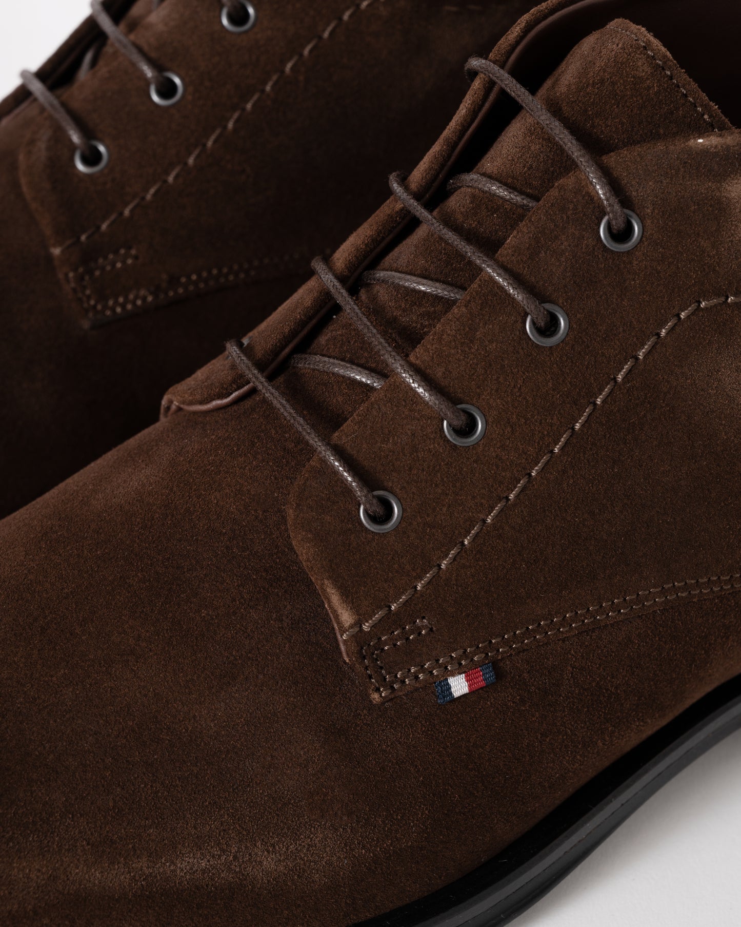 Tommy Hilfiger Corporate Hilfiger Mens Short Suede Boots - Cocoa