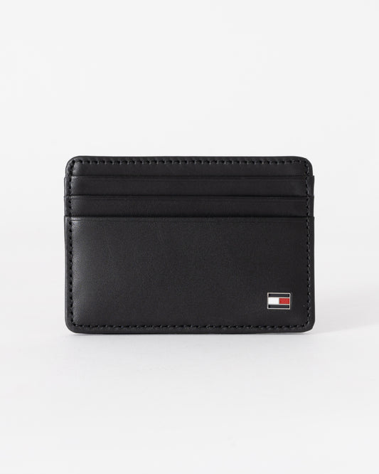Tommy Hilfiger Eton Mens Card Holder - Black | CHO | Designer Mens Wallets & Purses