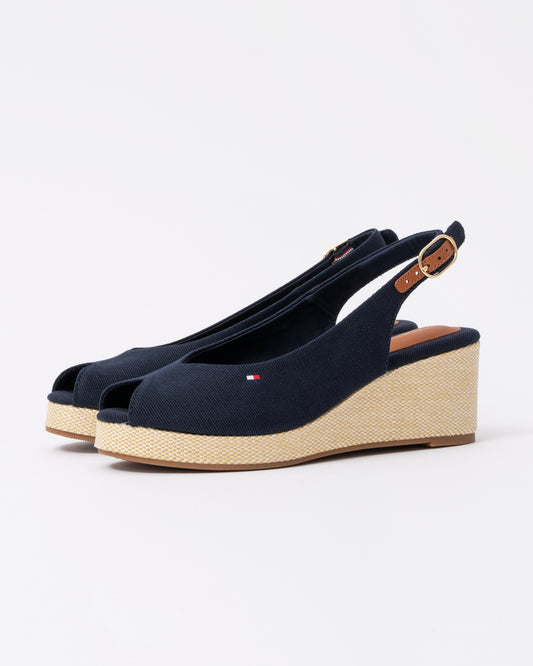 Tommy Hilfiger Flag Mid Wedge Womens Espadrille