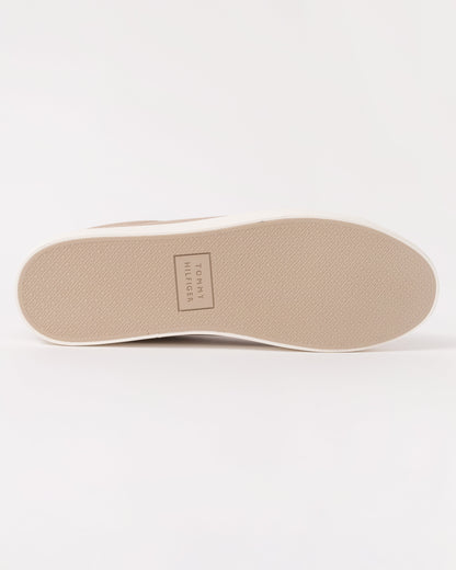 Tommy Hilfiger High Vulc Low Core Mens Trainer - Beige