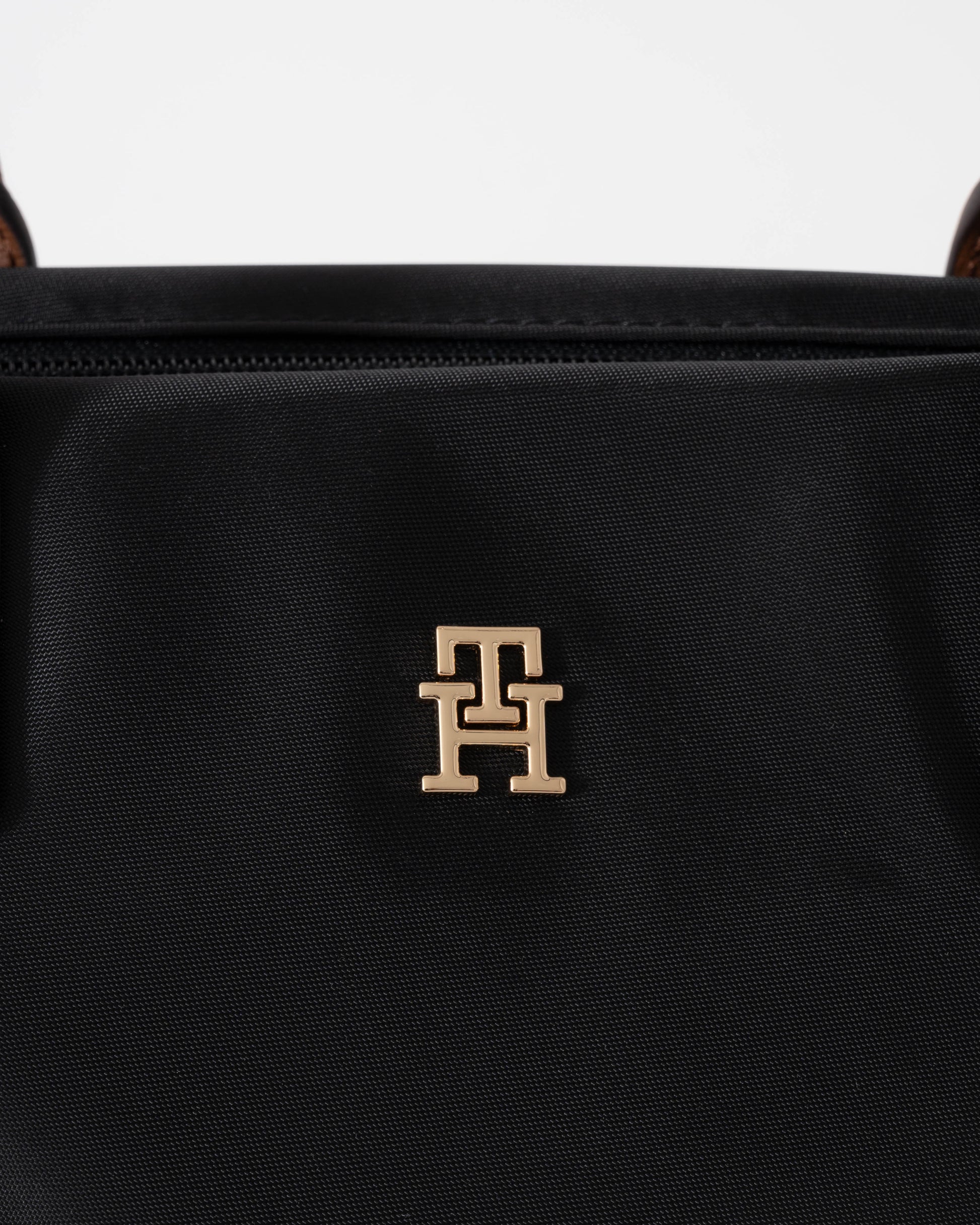 Tommy Hilfiger Popette Womens Mini Tote Bag - Black | CHO | Designer Womens Shoulder Bags