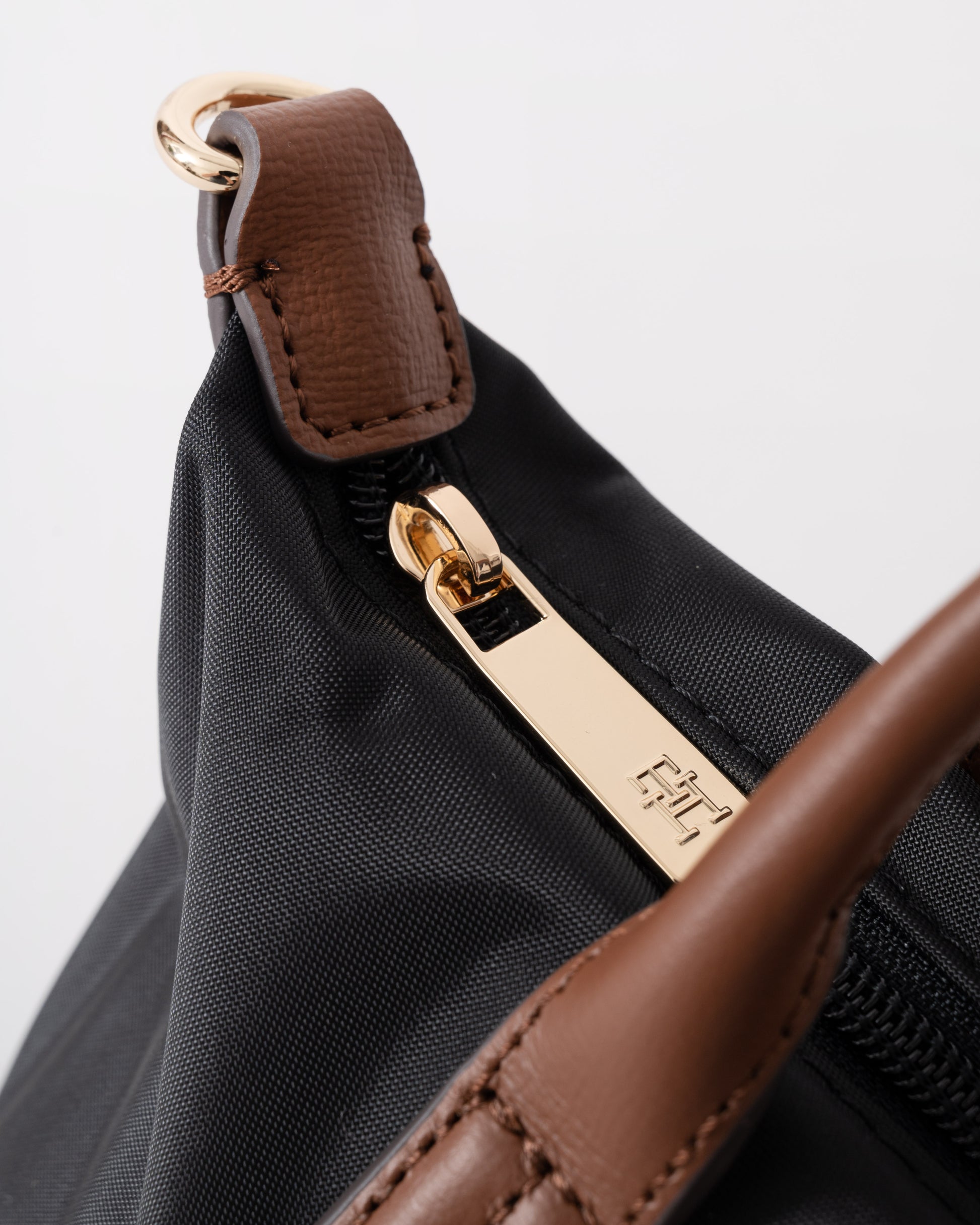 Tommy Hilfiger Popette Womens Mini Tote Bag - Black | CHO | Designer Womens Shoulder Bags