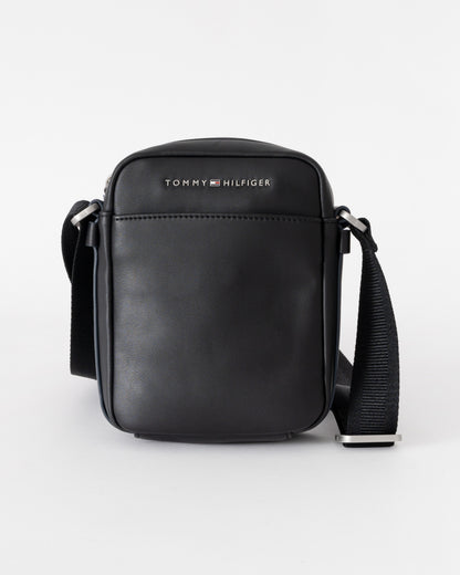 Tommy Hilfiger TH City Mens Mini Reporter Beg - Black