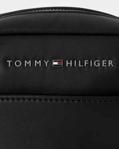 Tommy Hilfiger TH City Mens Mini Reporter Beg - Black