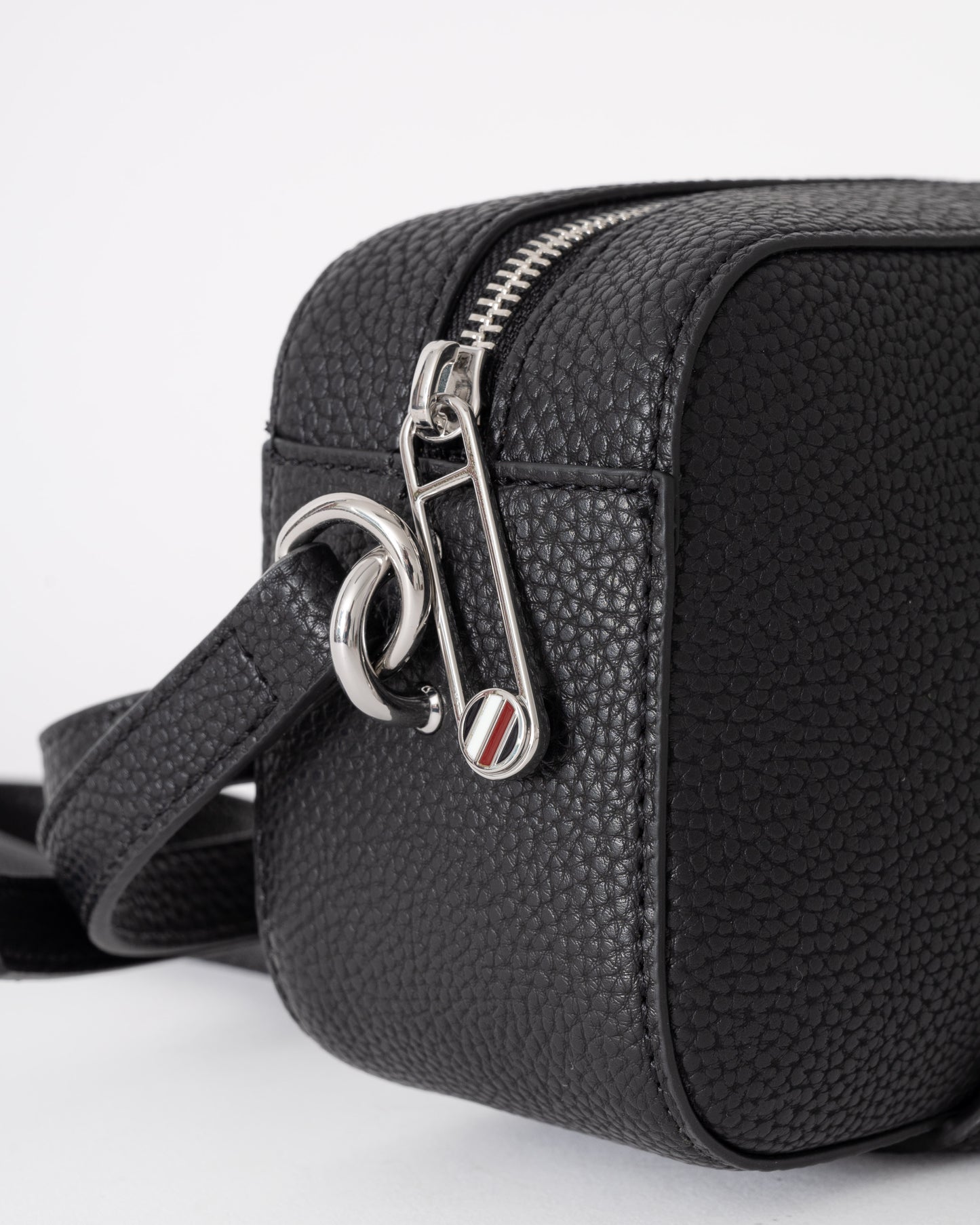 Tommy Hilfiger TH Emblem Womens Camera Bag - Black | CHO | Designer Womens Shoulder Bags