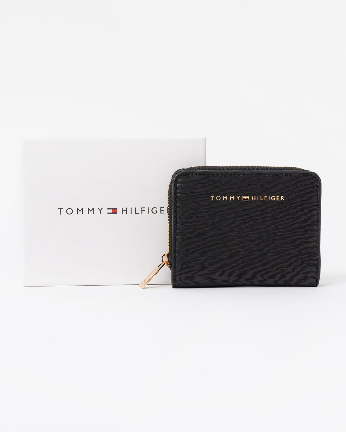 Tommy Hilfiger TH Modern Womens Medium Zip Wallet - Black