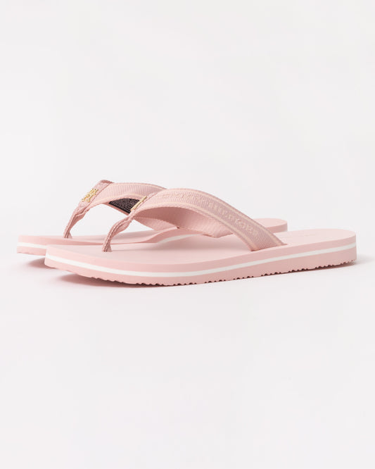 Tommy Hilfiger Webbing Beach Womans Sandal - Foggy Pink