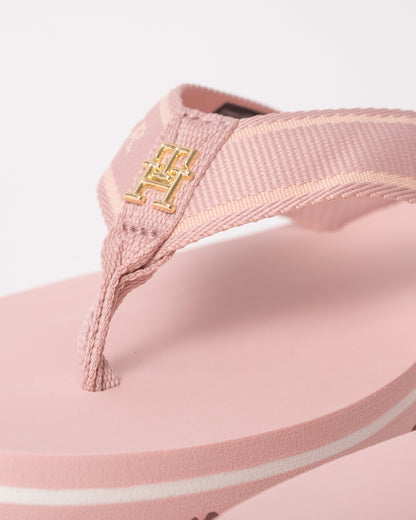 Tommy Hilfiger Webbing Beach Womans Sandal - Foggy Pink