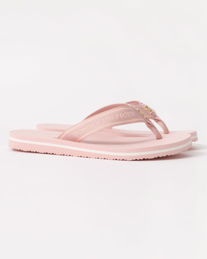 Tommy Hilfiger Webbing Beach Womans Sandal - Foggy Pink