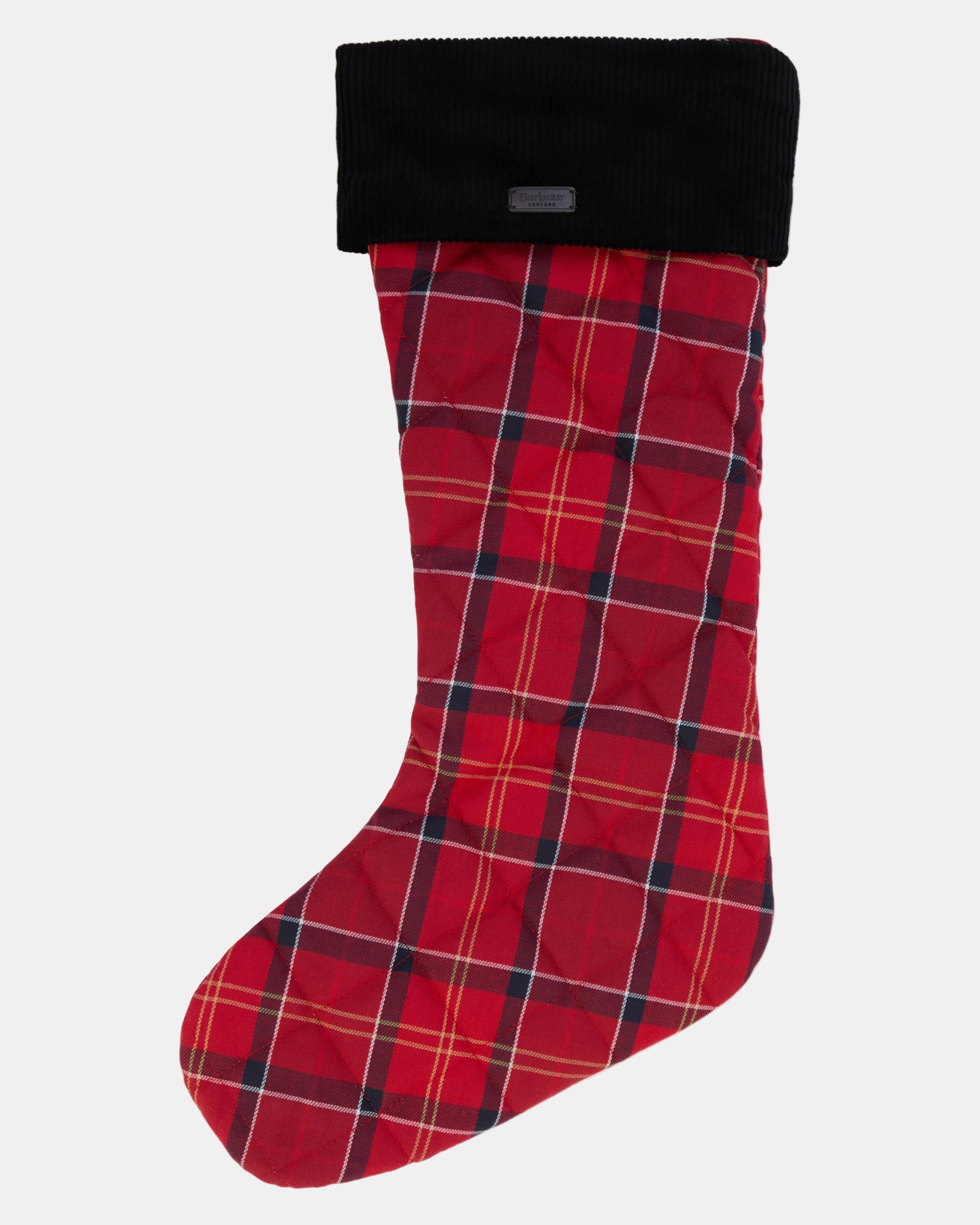 Barbour Christmas Stocking - Cardinal Tartan | CHO | Designer Unisex Holiday Stockings