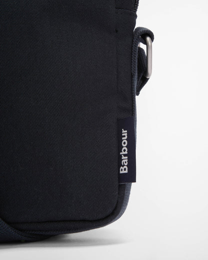 Barbour Cascade Unisex Flight Bag - Navy | CHO | Designer Unisex Bags