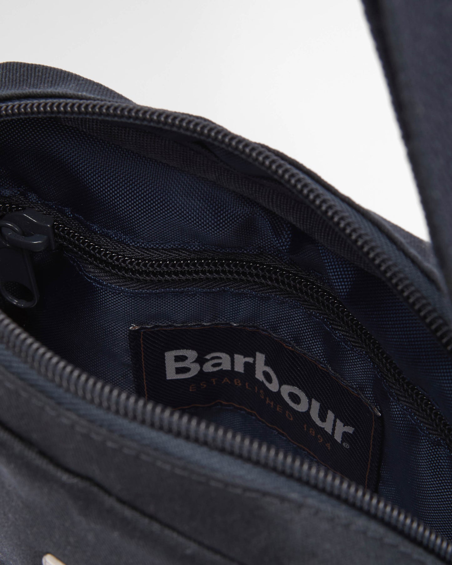 Barbour Cascade Unisex Flight Bag - Navy | CHO | Designer Unisex Bags
