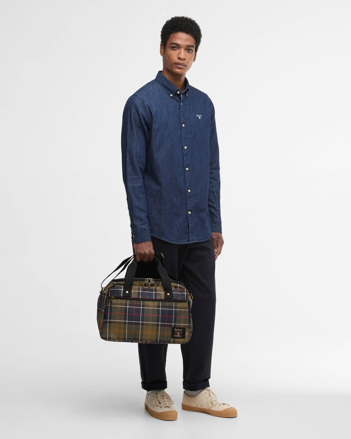 Barbour Torridon Unisex Tartan Flight Bag - Classic Tartan | CHO | Designer Unisex Bags