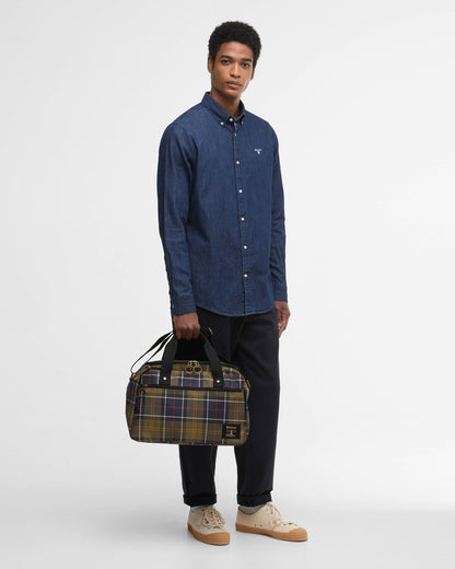 Barbour Torridon Unisex Tartan Flight Bag - Classic Tartan | CHO | Designer Unisex Bags