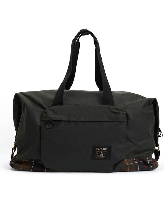 Barbour Field Unisex Wax Holdall - Sage/Classic