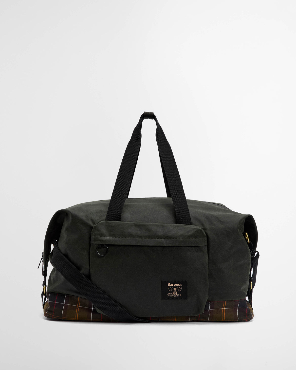 Barbour Field Unisex Wax Holdall - Sage/Classic | CHO | Designer Unisex Duffel Bags