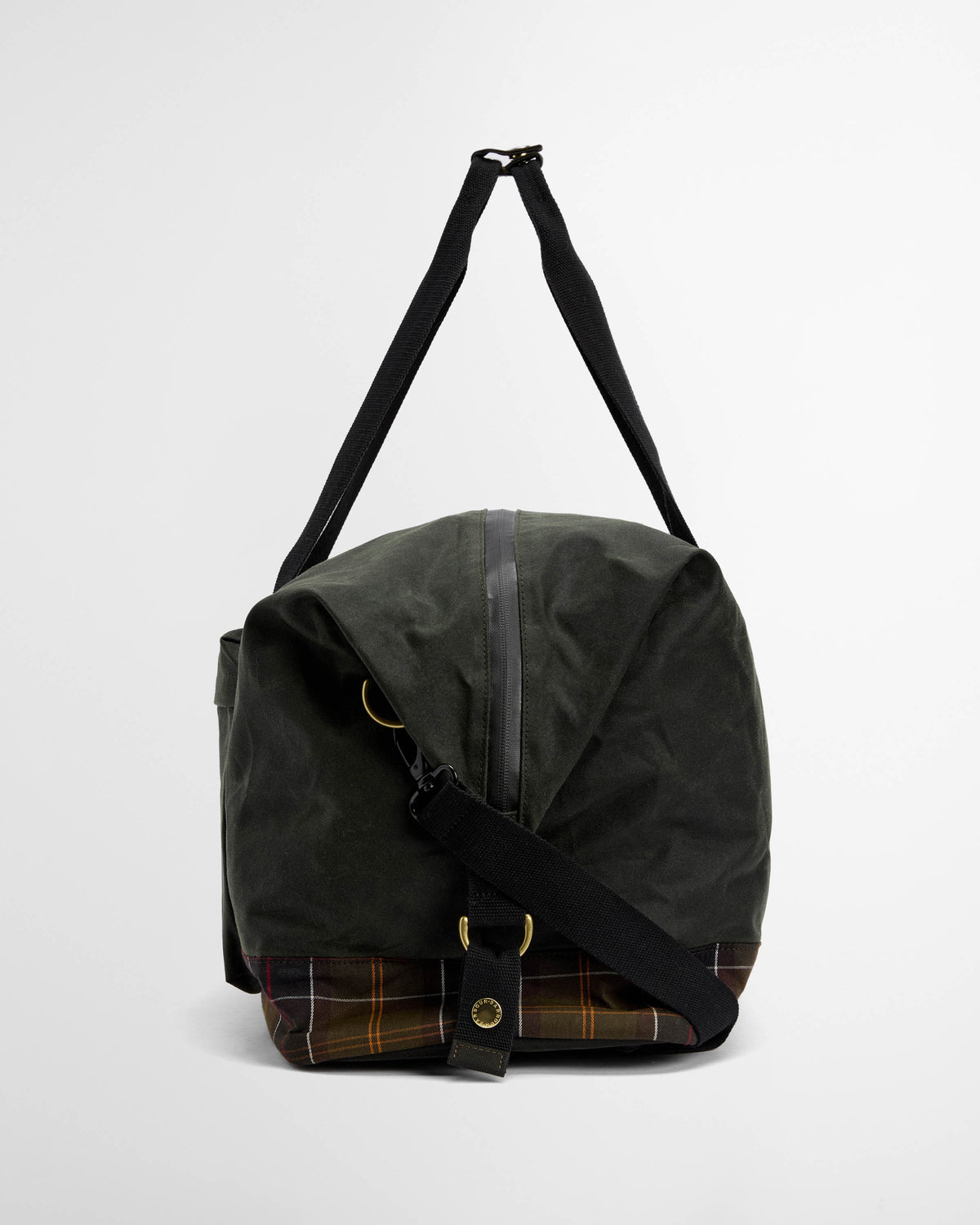 Barbour Field Unisex Wax Holdall - Sage/Classic | CHO | Designer Unisex Duffel Bags
