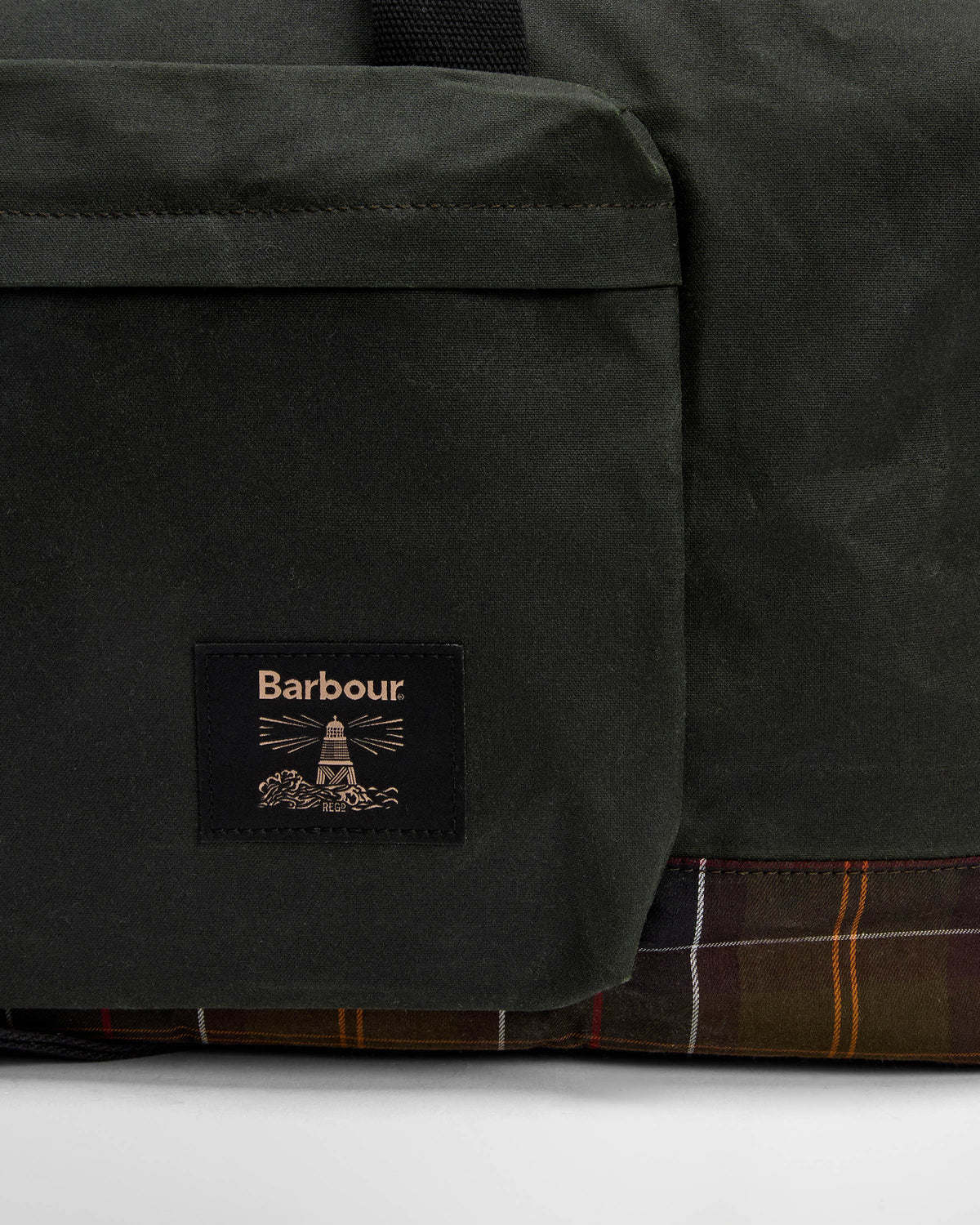Barbour Field Unisex Wax Holdall - Sage/Classic | CHO | Designer Unisex Duffel Bags
