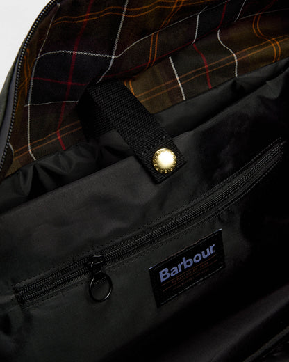 Barbour Field Unisex Wax Holdall - Sage/Classic | CHO | Designer Unisex Duffel Bags