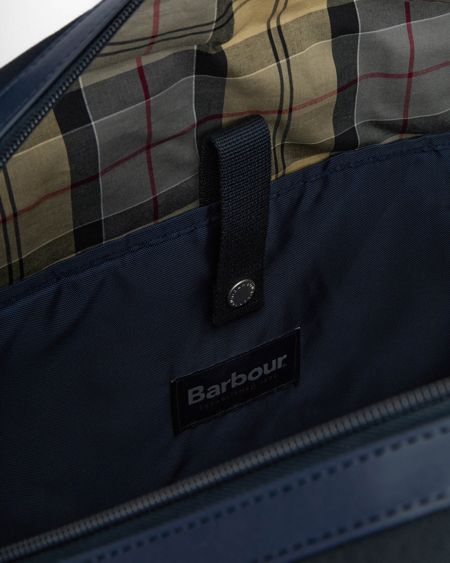 Barbour Cascade Mens Holdall - Navy | CHO | Designer Mens Bags