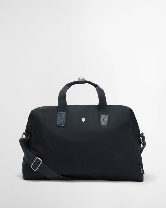 Barbour Cascade Mens Flight Bag - Navy | CHO | Designer Mens Bags