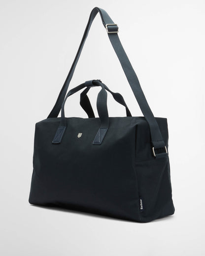Barbour Cascade Mens Flight Bag - Navy | CHO | Designer Mens Bags