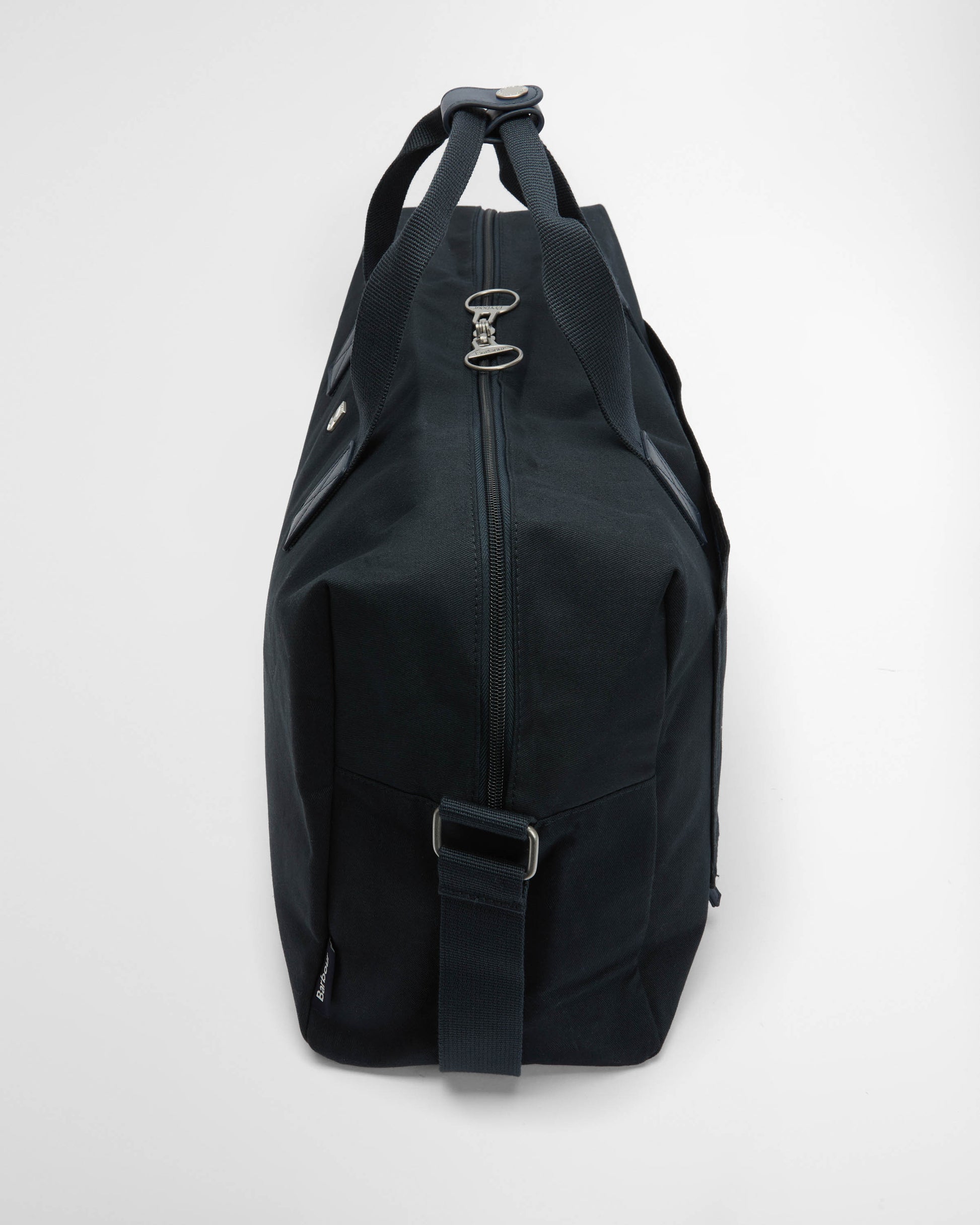 Barbour Cascade Mens Flight Bag - Navy | CHO | Designer Mens Bags