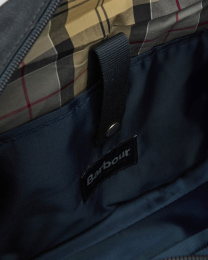 Barbour Cascade Mens Flight Bag - Navy | CHO | Designer Mens Bags