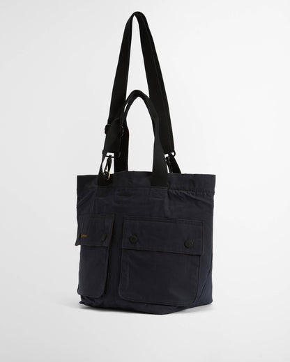 Barbour Transport Carry All Tote Bag - Navy | CHO | Designer Unisex Bags