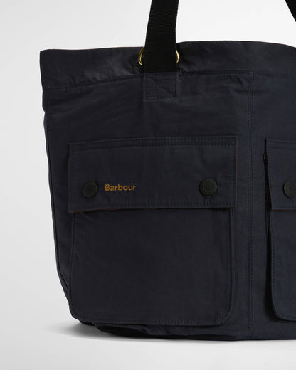 Barbour Transport Carry All Tote Bag - Navy | CHO | Designer Unisex Bags