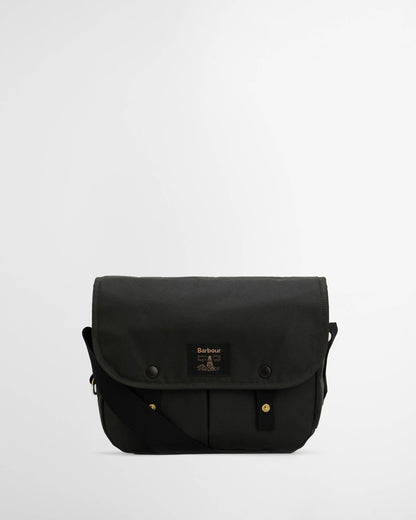 Barbour Field Wax Riever Crossbody Bag - Sage | CHO | Designer Unisex Cross Body Bags