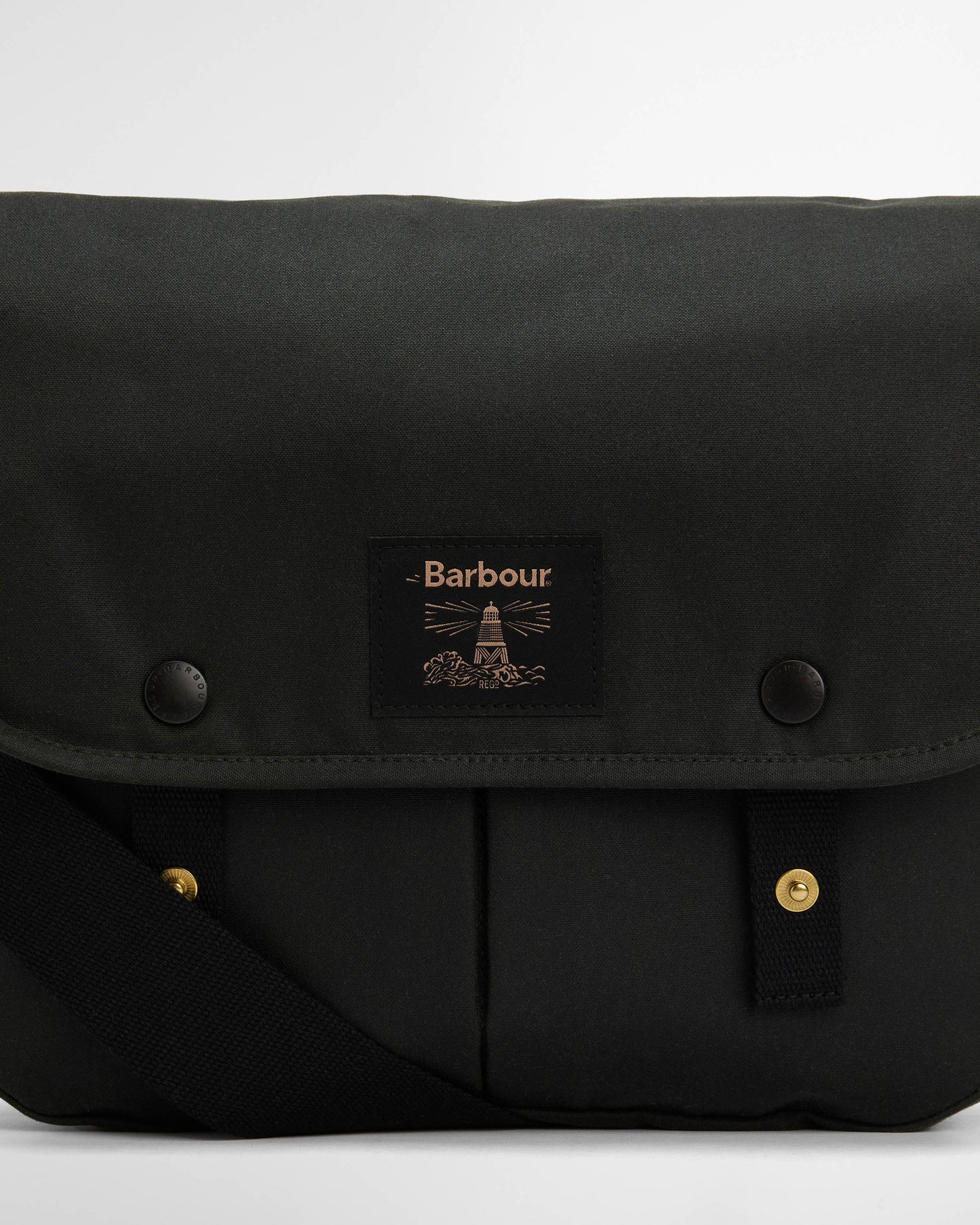Barbour Field Wax Riever Crossbody Bag - Sage | CHO | Designer Unisex Cross Body Bags