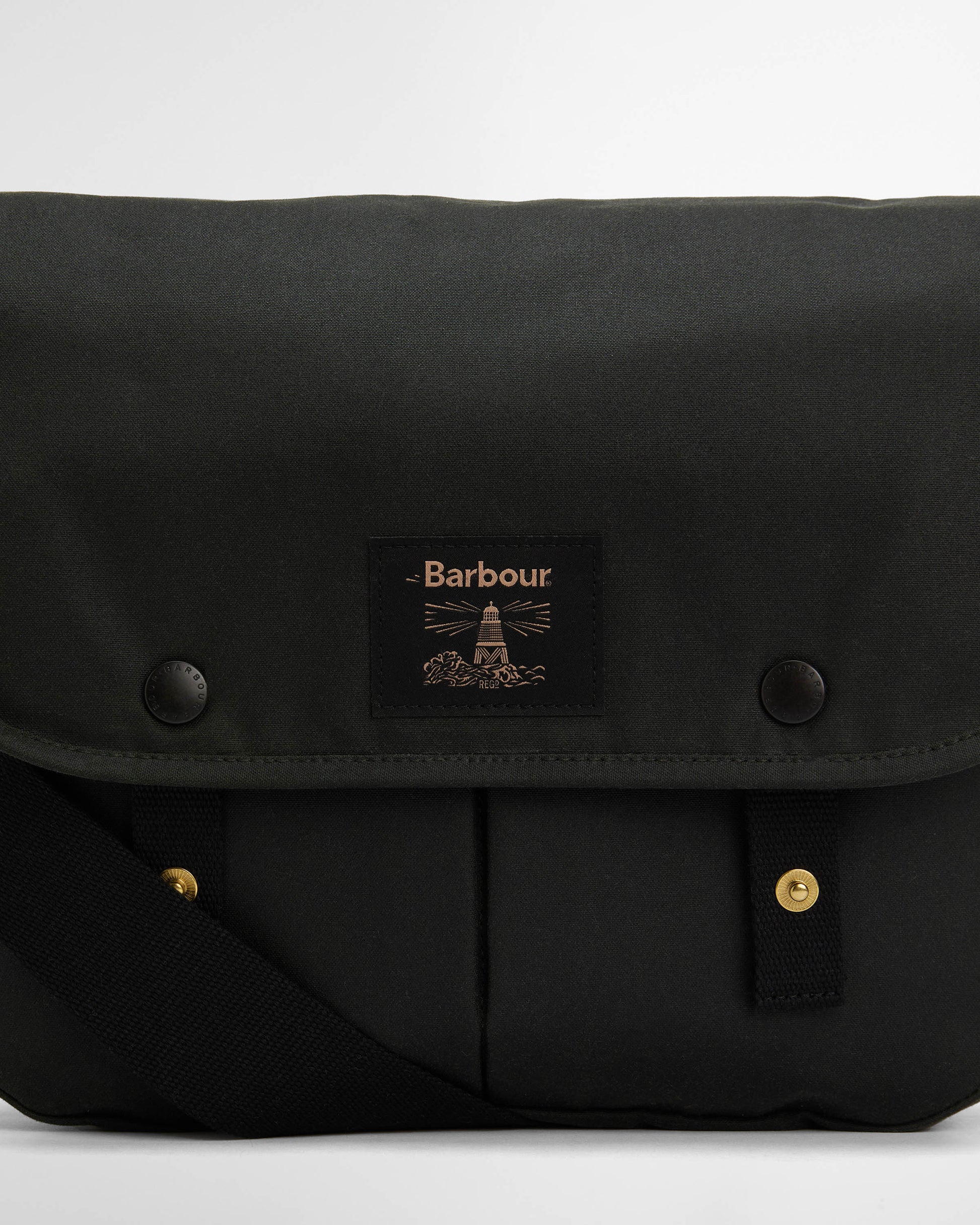 Barbour Field Wax Riever Crossbody Bag - Sage | CHO | Designer Unisex Cross Body Bags