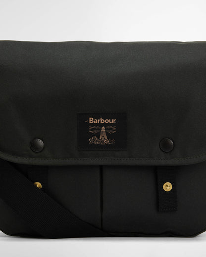 Barbour Field Wax Riever Crossbody Bag - Sage | CHO | Designer Unisex Cross Body Bags