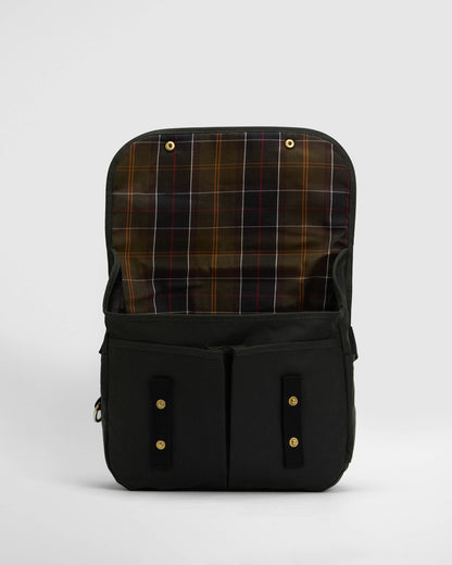 Barbour Field Wax Riever Crossbody Bag - Sage | CHO | Designer Unisex Cross Body Bags
