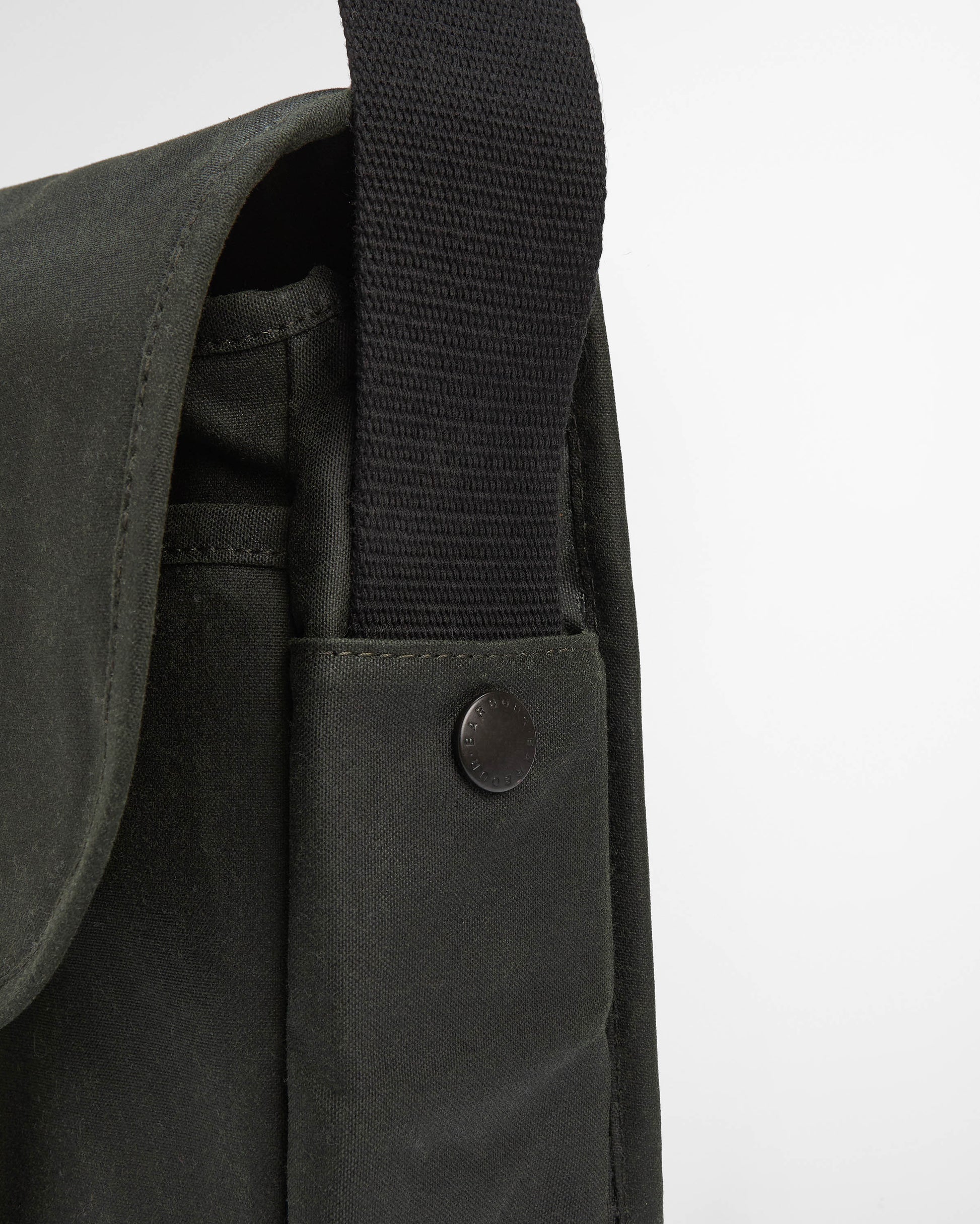 Barbour Field Wax Riever Crossbody Bag - Sage | CHO | Designer Unisex Cross Body Bags