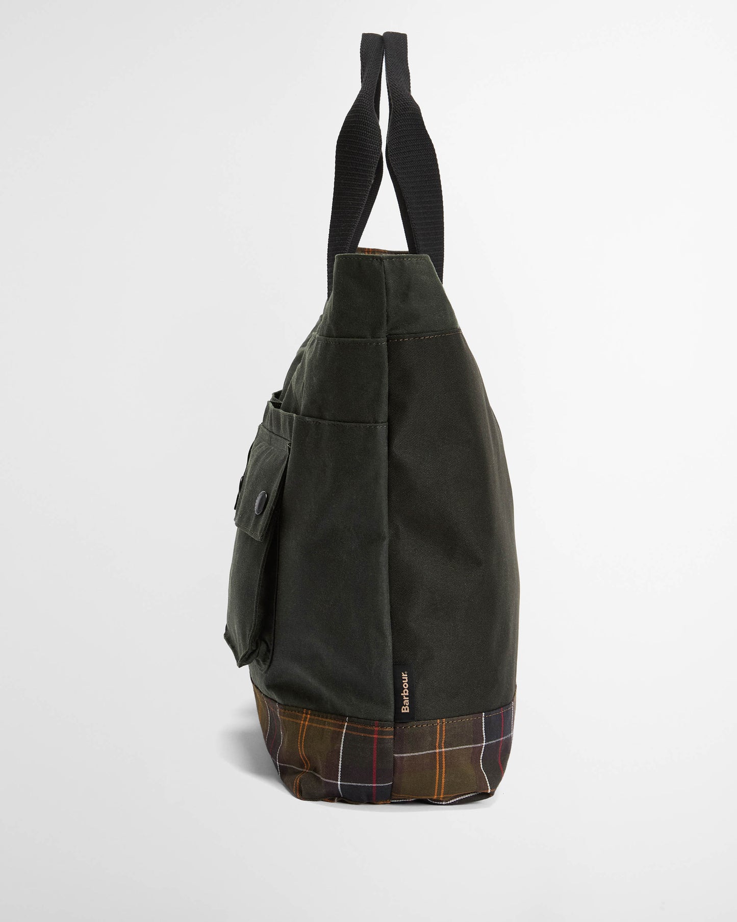 Barbour Field Wax Tote Bag - Sage/Classic | CHO | Designer Unisex Tote Bags