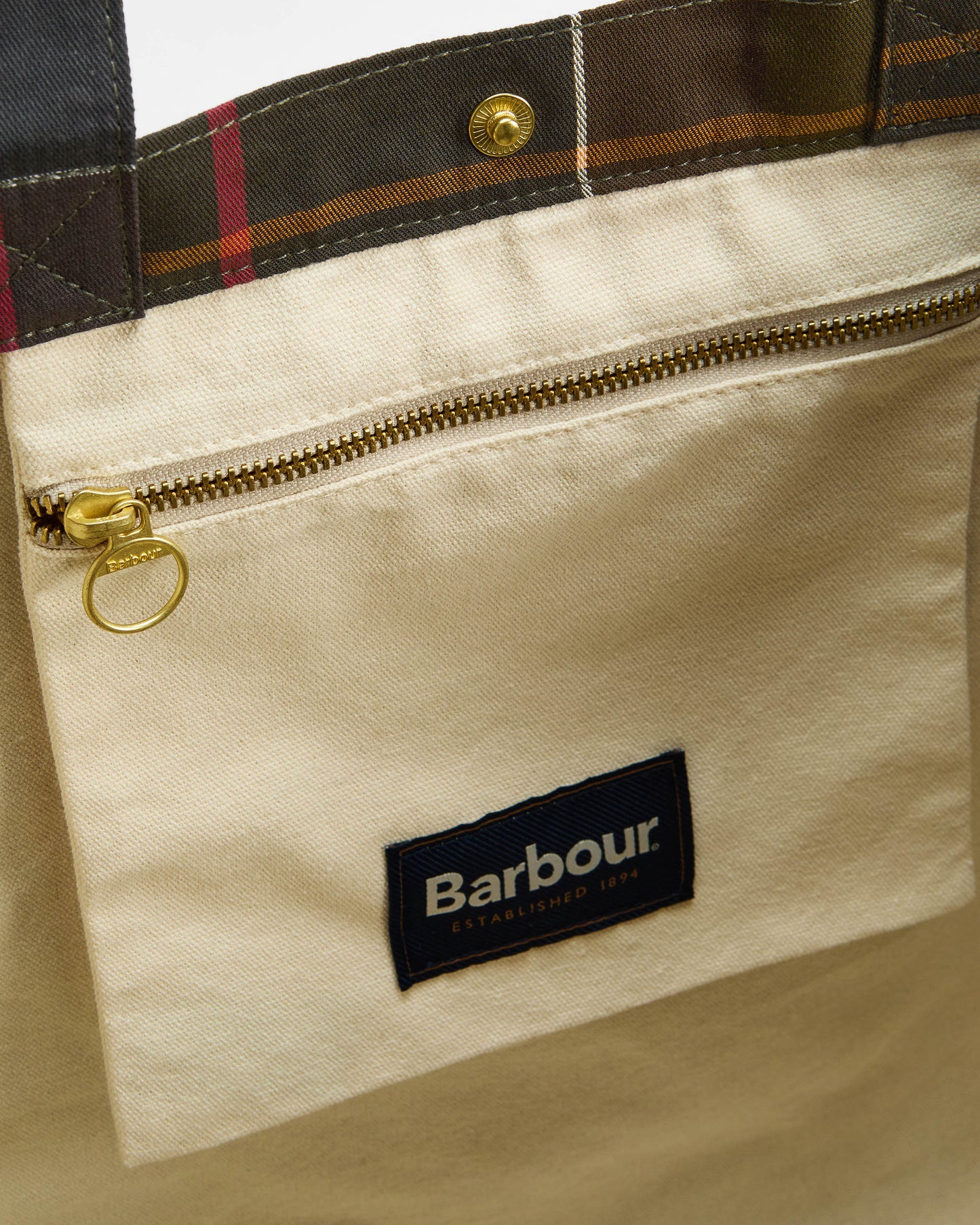 Barbour Telfield Tartan Tote Bag - Classic Tartan | CHO | Designer Unisex Bags