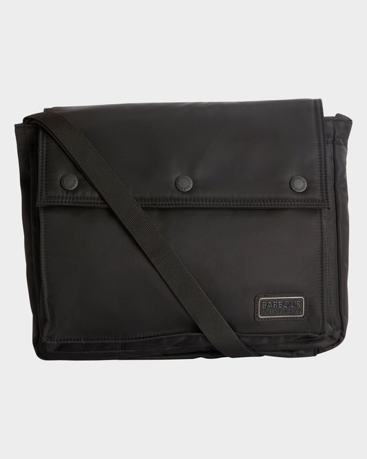Barbour International Daleson Messenger Crossbody Bag - Black
