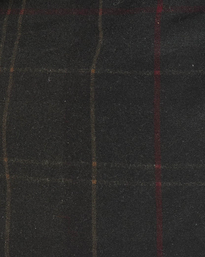 Barbour Field Tartan Wax Backpack - Dark Classic Tartan, swatch.