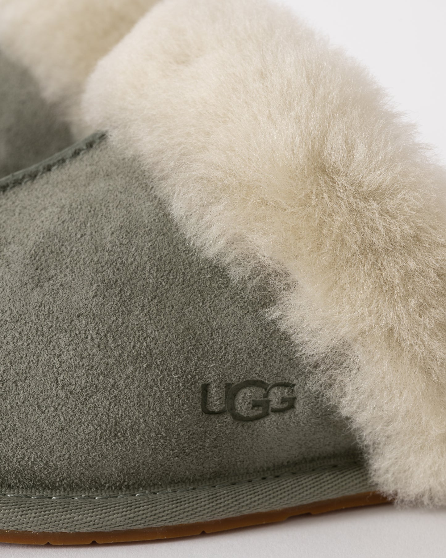 UGG Scuffette II Womens Slipper - Moss Green / Muted Brass