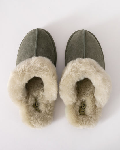 UGG Scuffette II Womens Slipper - Moss Green / Muted Brass