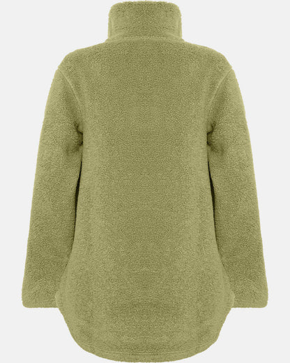 Didriksons Womens Umi Full Zip Fleece 4 - Olive Green H22