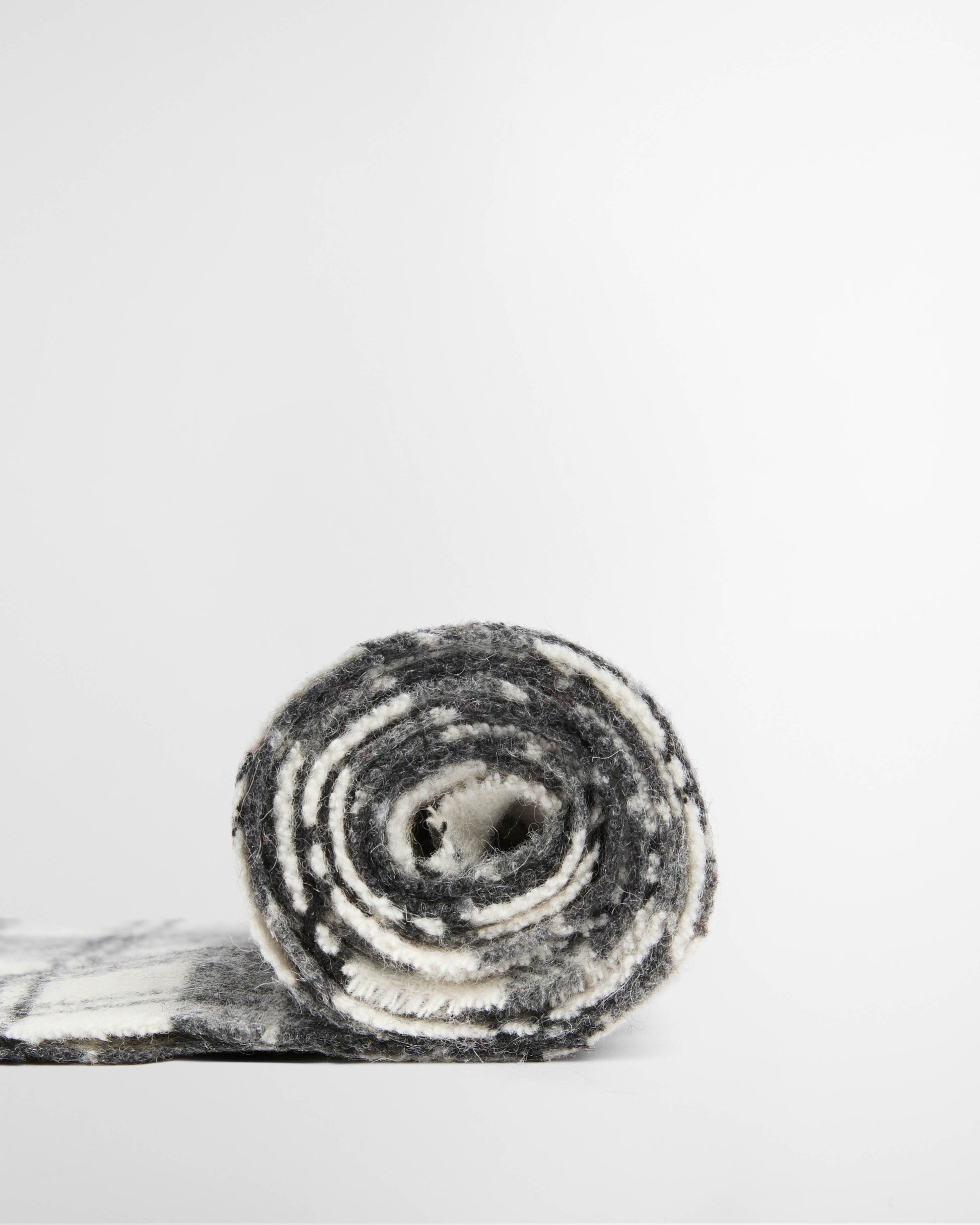 Barbour Tartan Unisex Lambswool Scarf - Monochrome Tartan | CHO | Designer Unisex Scarves