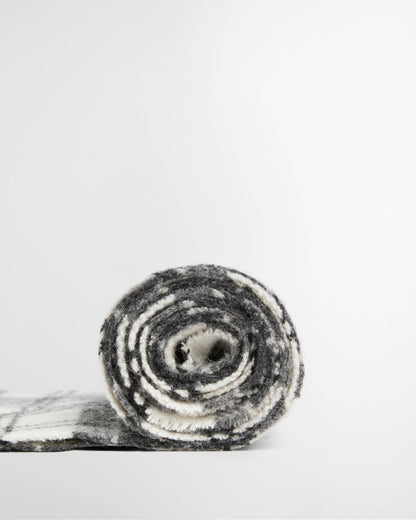 Barbour Tartan Unisex Lambswool Scarf - Monochrome Tartan | CHO | Designer Unisex Scarves