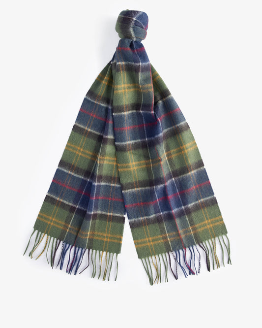 Barbour Merino Cashmere Tartan Scarf - Classic