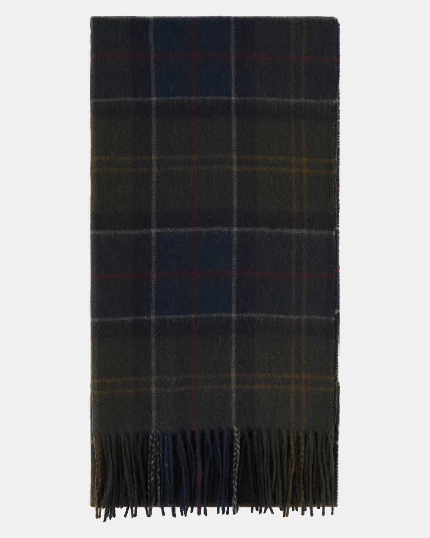Barbour Braden Tartan Scarf - Shadow Classic Tartan | CHO | Designer Unisex Scarves