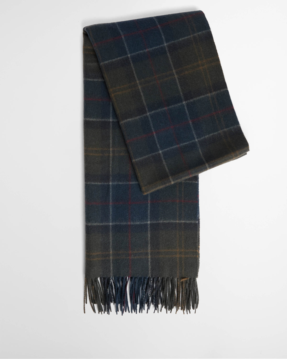 Barbour Braden Tartan Scarf - Shadow Classic Tartan | CHO | Designer Unisex Scarves