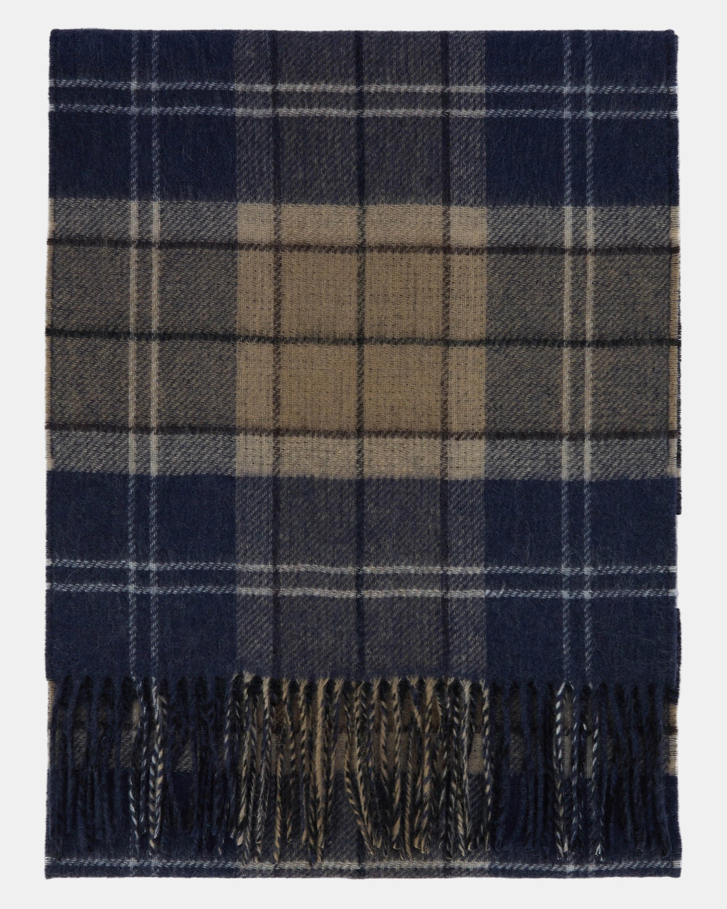 Barbour Dramside Reversible Scarf - Birchwood Dress Tartan | CHO | Designer Unisex Scarves