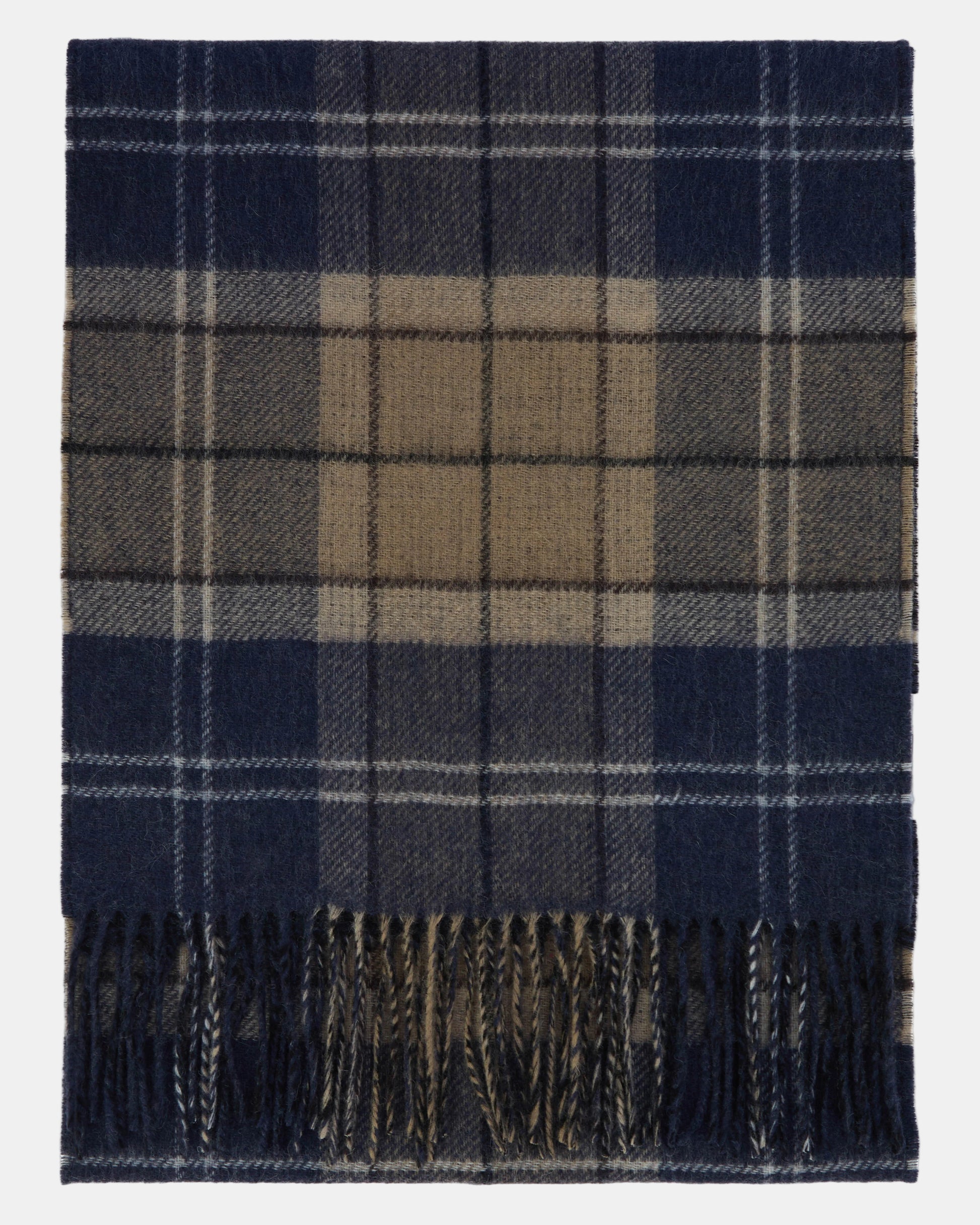Barbour Dramside Reversible Scarf - Birchwood Dress Tartan | CHO | Designer Unisex Scarves